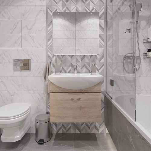 Комплект мебели DIWO Муром 70 подвесная, с сифоном 579851 Комплект мебели DIWO Муром 70 подвесная, с сифоном 579851