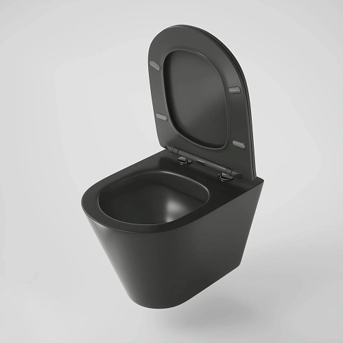 Унитаз подвесной GROSSMAN GR-4477BMS 480x360x360 безободковый черный матовый с тонкой крышкой Унитаз подвесной GROSSMAN GR-4477BMS 480x360x360 безободковый черный матовый с тонкой крышкой