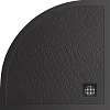 Картинка анонса товара «душевой поддон belbagno uno tray-mr-uno-r-90-550-35-nero-no из искусственного мрамора с сифоном»