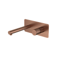 Детальная картинка товара «смеситель для раковины boheme stick 125-brb.4 встравиваемый brushed bronze ручка spirale»