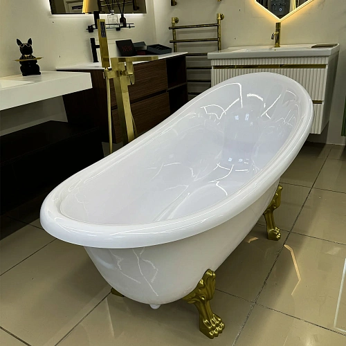 Ванна отдельностоящая Marmo-Elite Эрмитаж AR-BA170x80-1 1700x780 из искусственного камня, матовая Ванна отдельностоящая Marmo-Elite Эрмитаж AR-BA170x80-1 1700x780 из искусственного камня, матовая