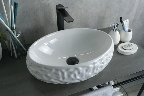 Раковина Gid 9030wf 51187 накладная белая 48x34x15 Раковина Gid 9030wf 51187 накладная белая 48x34x15