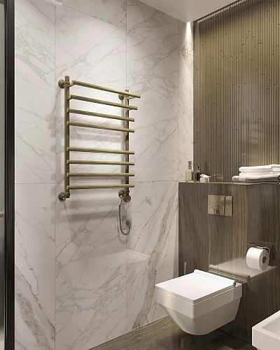 Полотенцесушитель электрический EWRIKA Медея Pr 80х50 R, состаренная бронза 473296 Полотенцесушитель электрический EWRIKA Медея Pr 80х50 R, состаренная бронза 473296