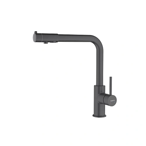 Смеситель для кухни Aquatek ЕВРОПА AQ1386MB Черный матовый Смеситель для кухни Aquatek ЕВРОПА AQ1386MB Черный матовый