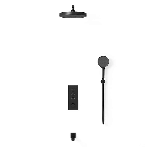 Душевая система Vincea Inspire VSFW-433TI2MB встраиваемая, черный Душевая система Vincea Inspire VSFW-433TI2MB встраиваемая, черный