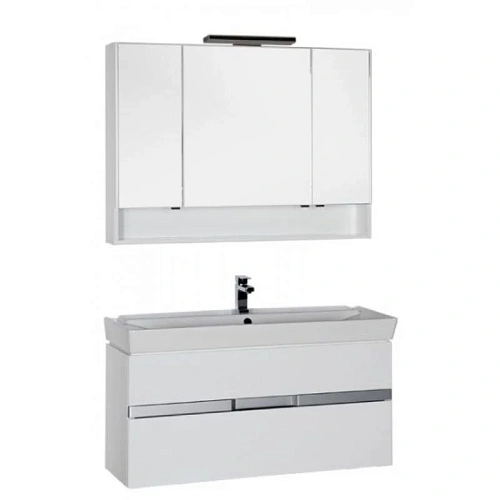 Комплект мебели Aquanet Виго 120 белый 00183669 Комплект мебели Aquanet Виго 120 белый 00183669