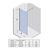 Картинка анонса товара «шторка на ванну riho scandic wall w400 gw52200 100 см»