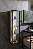 Картинка анонса товара «шкаф-пенал armadi art loft высокий light wood, полки стекло 896-l»