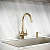 Смеситель для кухни SANCOS Taper SC4012ZG с возможностью подключения фильтра, полированное золото Смеситель для кухни SANCOS Taper SC4012ZG с возможностью подключения фильтра, полированное золото