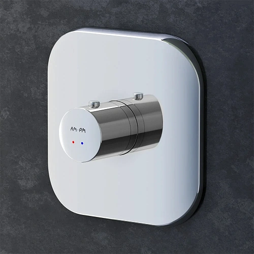 Смеситель для душа AM.PM Sensation F3075500 термостатический, встраиваемый Смеситель для душа AM.PM Sensation F3075500 термостатический, встраиваемый