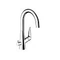 Смеситель для кухни Hansgrohe 220, с запорным вентилем, 1jet 72811000, хром Смеситель для кухни Hansgrohe 220, с запорным вентилем, 1jet 72811000, хром