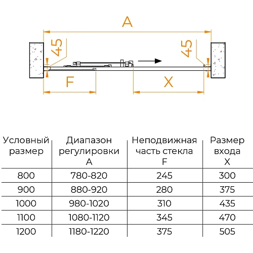 Душевая дверь RGW Classic CL-111 800 мм Easy Clean хром 410911108-11 Душевая дверь RGW Classic CL-111 800 мм Easy Clean хром 410911108-11