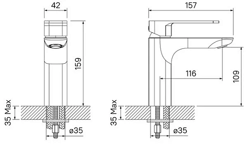 Смеситель для раковины IDDIS Slide (SLISB00i01) Смеситель для раковины IDDIS Slide (SLISB00i01)