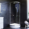 Душевой уголок AM.PM Like W83G-333-095CT Round 95x95, стекло прозрачное, профиль хром Душевой уголок AM.PM Like W83G-333-095CT Round 95x95, стекло прозрачное, профиль хром