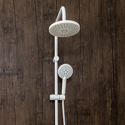 Душевая система Orange Aristo M19-932w с изливом, белый Душевая система Orange Aristo M19-932w с изливом, белый