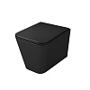 Унитаз подвесной OWL Vatter Ruta-H OWLT190404 Matt Black безободковый с сиденьем DP микролифт