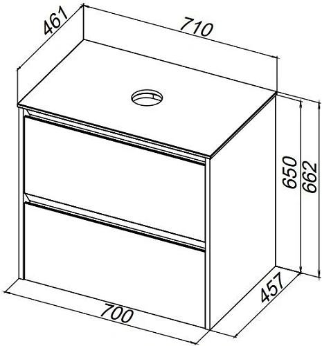 Столешница Allen Brau Activity 70 1.34021.K иск. камень белый Столешница Allen Brau Activity 70 1.34021.K иск. камень белый