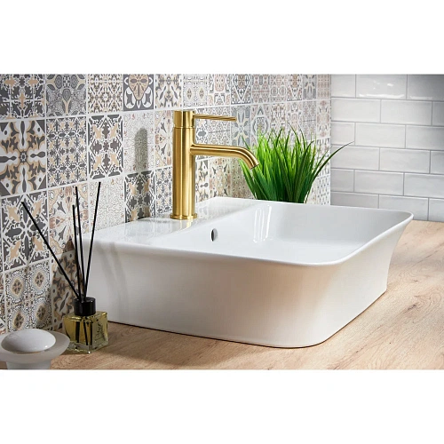 Смеситель для раковины Milacio Ultra ( MCU.550.GD ) золото Смеситель для раковины Milacio Ultra ( MCU.550.GD ) золото