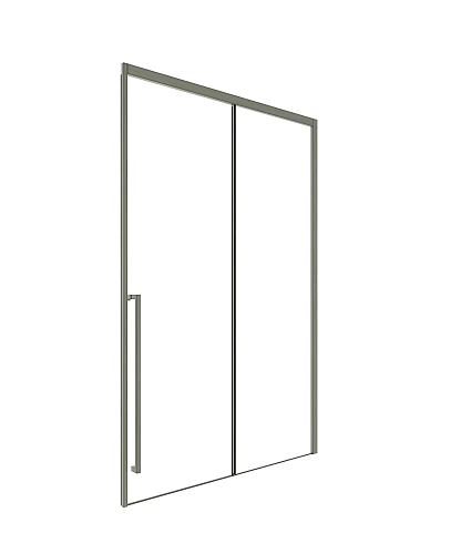 Душевая дверь Timo (T51L) TDSS-150/13C-8L, раздвижная 1500x2000, профиль никель, стекло прозрачное 8 мм Душевая дверь Timo (T51L) TDSS-150/13C-8L, раздвижная 1500x2000, профиль никель, стекло прозрачное 8 мм