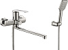 Смеситель для ванны Rush Bering BE5535-51 хром, с поворотным изливом