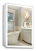 Картинка анонса товара «зеркальный шкаф silver mirrors киото flip 50 (led-00002473)»