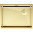 Кухонная мойка Paulmark NEXT-SKEW 58 UNI, PM885844-LG, светлое золото, 580х440мм 1,2мм Кухонная мойка Paulmark NEXT-SKEW 58 UNI, PM885844-LG, светлое золото, 580х440мм 1,2мм