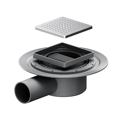 Душевой трап AM.PM Master Flow W01BD-P11-010-01SB Cut Gradient 10см сталь матовая Душевой трап AM.PM Master Flow W01BD-P11-010-01SB Cut Gradient 10см сталь матовая