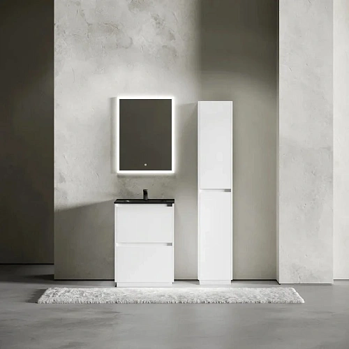 Тумба под раковину Sancos Libra Floor LB60FW напольная, 590х450х840 белый глянец Тумба под раковину Sancos Libra Floor LB60FW напольная, 590х450х840 белый глянец