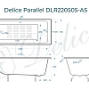 Ванна чугунная Delice Parallel 1700х700 без ручек с антискользящим покрытием DLR220505-AS Ванна чугунная Delice Parallel 1700х700 без ручек с антискользящим покрытием DLR220505-AS