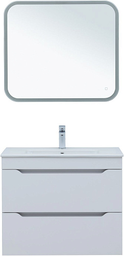 Тумба под раковину Aquanet Практика 80 белый матовый 00330459 напольная/подвесная Тумба под раковину Aquanet Практика 80 белый матовый 00330459 напольная/подвесная