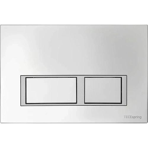 Инсталляция для унитаза TECE TECEspring S401201 с панелью смыва с прямоугольными кнопками, хром глянцевый Инсталляция для унитаза TECE TECEspring S401201 с панелью смыва с прямоугольными кнопками, хром глянцевый