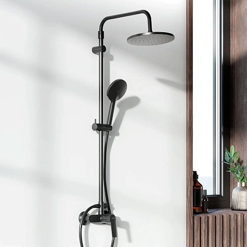 Душевая система Damixa Jupiter 977710300 черный Душевая система Damixa Jupiter 977710300 черный