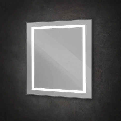 Зеркало BelBagno SPC-KRAFT-900-800-SENS-NERO 900x800x32 мм с подсветкой и сенсорным выключателем Зеркало BelBagno SPC-KRAFT-900-800-SENS-NERO 900x800x32 мм с подсветкой и сенсорным выключателем