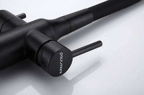 Смеситель для кухни Paulmark SALIX черный Sa213419-BLM Смеситель для кухни Paulmark SALIX черный Sa213419-BLM