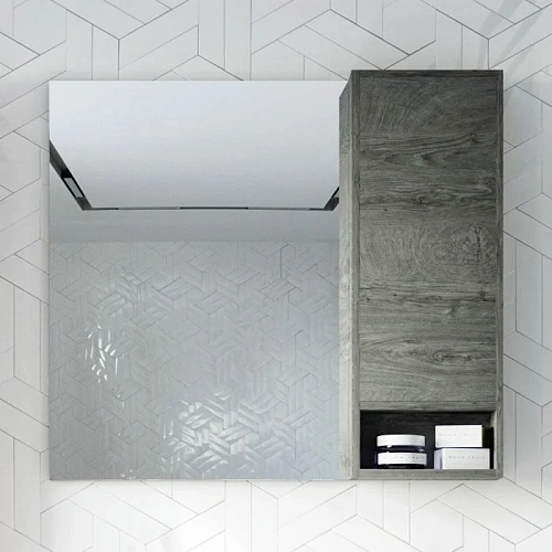 Комплект мебели STWORKI Карлстад 90 дуб рошелье, монте тиберио, с отверстием для смесителя в столешн 425490 Комплект мебели STWORKI Карлстад 90 дуб рошелье, монте тиберио, с отверстием для смесителя в столешн 425490