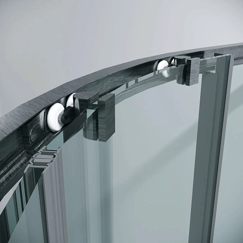 Душевой уголок GROSSMAN Cosmo 301.K33.02.1010.42.00 (100x100x195) полукруг,раздвиж,графит сатин,стекло прозра Душевой уголок GROSSMAN Cosmo 301.K33.02.1010.42.00 (100x100x195) полукруг,раздвиж,графит сатин,стекло прозра