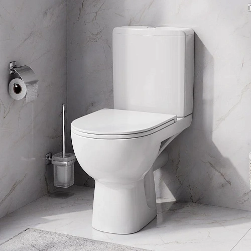 Унитаз напольный AM.PM Gem C908607SC компакт с бачком и сиденьем микролифт Унитаз напольный AM.PM Gem C908607SC компакт с бачком и сиденьем микролифт