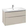 Тумба под раковину Villeroy & Boch Subway 3.0 с подсветкой Cashmere Grey / Cashmere Grey C570L0VN Тумба под раковину Villeroy & Boch Subway 3.0 с подсветкой Cashmere Grey / Cashmere Grey C570L0VN
