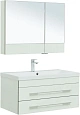 Комплект мебели Aquanet Верона 90 белый (подвесной 2 ящика) 00287653 Комплект мебели Aquanet Верона 90 белый (подвесной 2 ящика) 00287653
