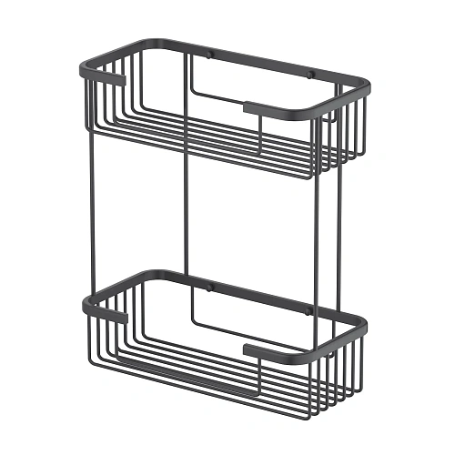 Полка Timo Saona 13083/03 двойная черный Полка Timo Saona 13083/03 двойная черный