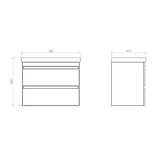 Тумба с раковиной Comforty Валдай-80П2 00-00019071 подвесная белая матовая раковина Comforty 4480 Тумба с раковиной Comforty Валдай-80П2 00-00019071 подвесная белая матовая раковина Comforty 4480