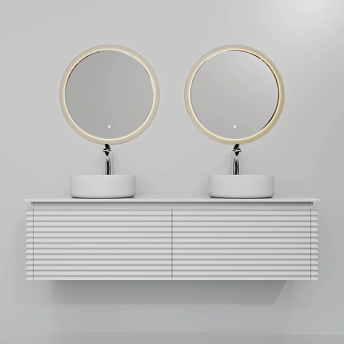 Комплект мебели ArtDecco Jacqueline 150 AJC15W34D3MF белый Комплект мебели ArtDecco Jacqueline 150 AJC15W34D3MF белый