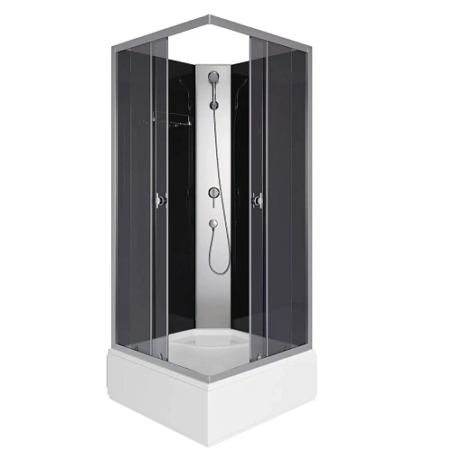 Душевая кабина Niagara Eco E90/26Q/TN/BK (900х900х2000) E90/26Q/TN/BK Душевая кабина Niagara Eco E90/26Q/TN/BK (900х900х2000) E90/26Q/TN/BK