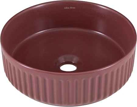 Раковина Allen Brau Fantasy Line 36 4.11032.BD накладная, бордо Раковина Allen Brau Fantasy Line 36 4.11032.BD накладная, бордо