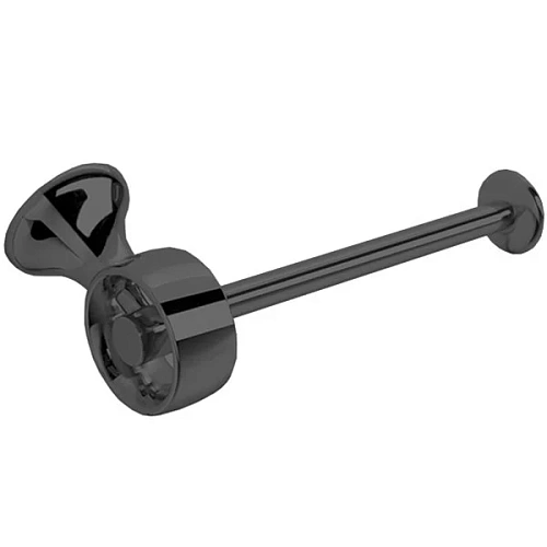 Держатель туалетной бумаги Webert Opera OA500801560, черный Держатель туалетной бумаги Webert Opera OA500801560, черный