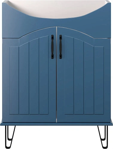 Тумба с раковиной DIWO Сочи 65 синяя 564061 Тумба с раковиной DIWO Сочи 65 синяя 564061