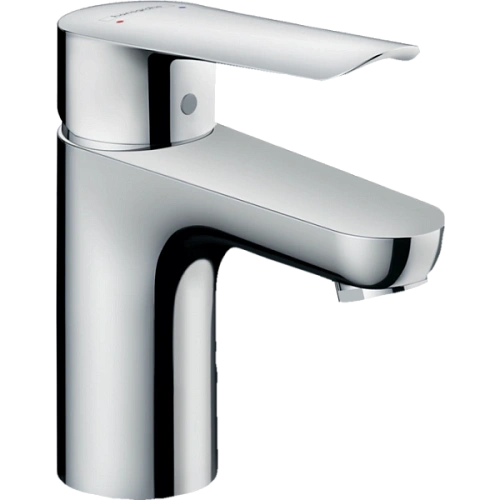 Смеситель для раковины Hansgrohe Logis E 70 CoolStart, со сливным гарнитуром 71164000, хром Смеситель для раковины Hansgrohe Logis E 70 CoolStart, со сливным гарнитуром 71164000, хром