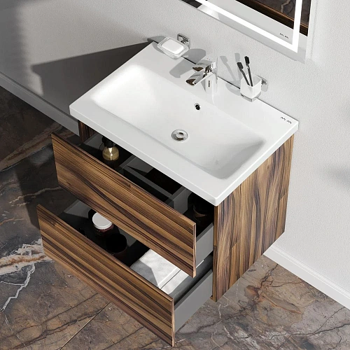 Тумба под раковину AM.PM Gem M90FHX0602HF подвесная, 60 см, орех Тумба под раковину AM.PM Gem M90FHX0602HF подвесная, 60 см, орех