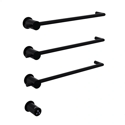 Полотенцесушитель электрический ABBER Charme AH4003MB черный матовый Полотенцесушитель электрический ABBER Charme AH4003MB черный матовый