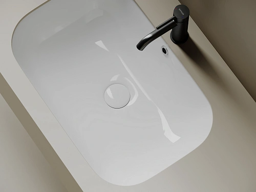 Раковина встраиваемая Ceramica Nova Era CN15007 610x405x190мм, белый Раковина встраиваемая Ceramica Nova Era CN15007 610x405x190мм, белый